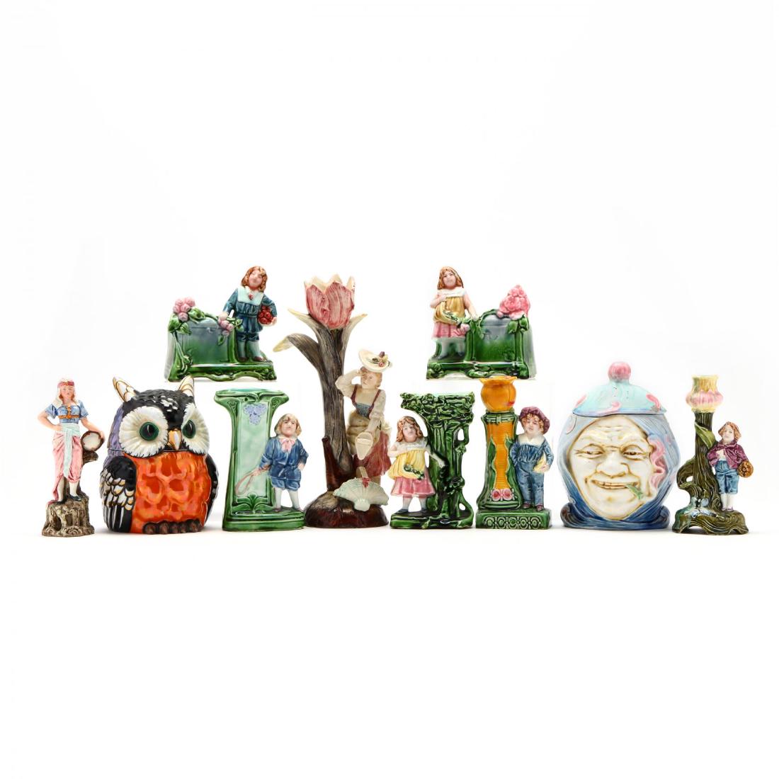 A Grouping of Majolica (1 of 10)