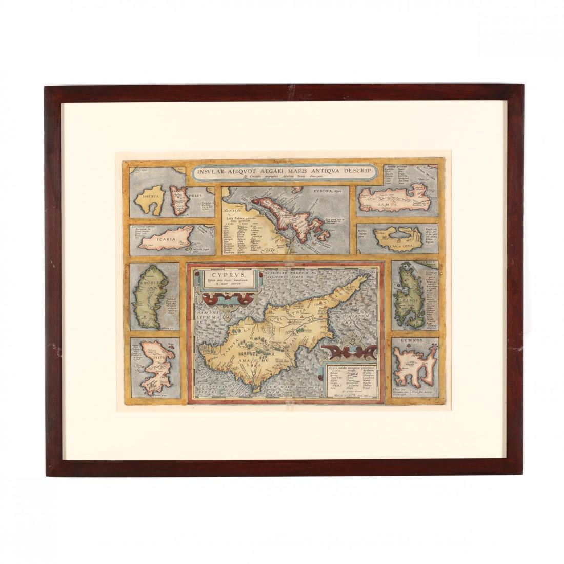 Ortelius, Abraham.  Insular. Aliquot Aegaei Maris (1 of 3)
