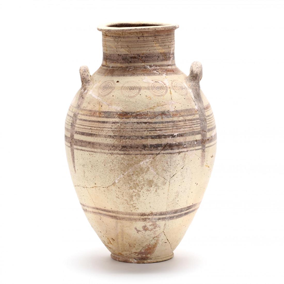 Cypro-Archaic Two-Handled Bichrome Amphora (1 of 9)