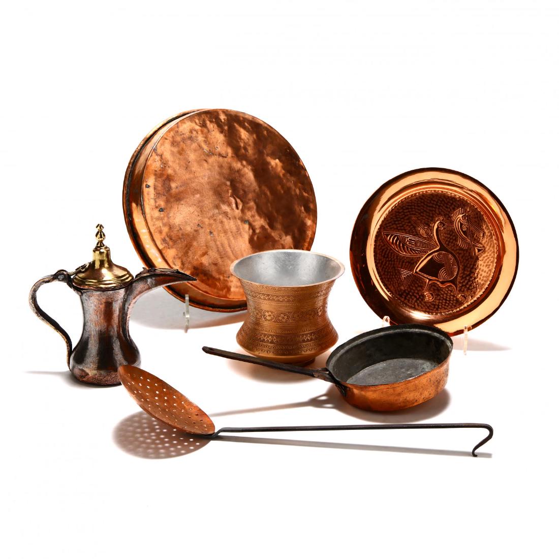 Group of Copper and Metal Kitchenware (1 of 4)