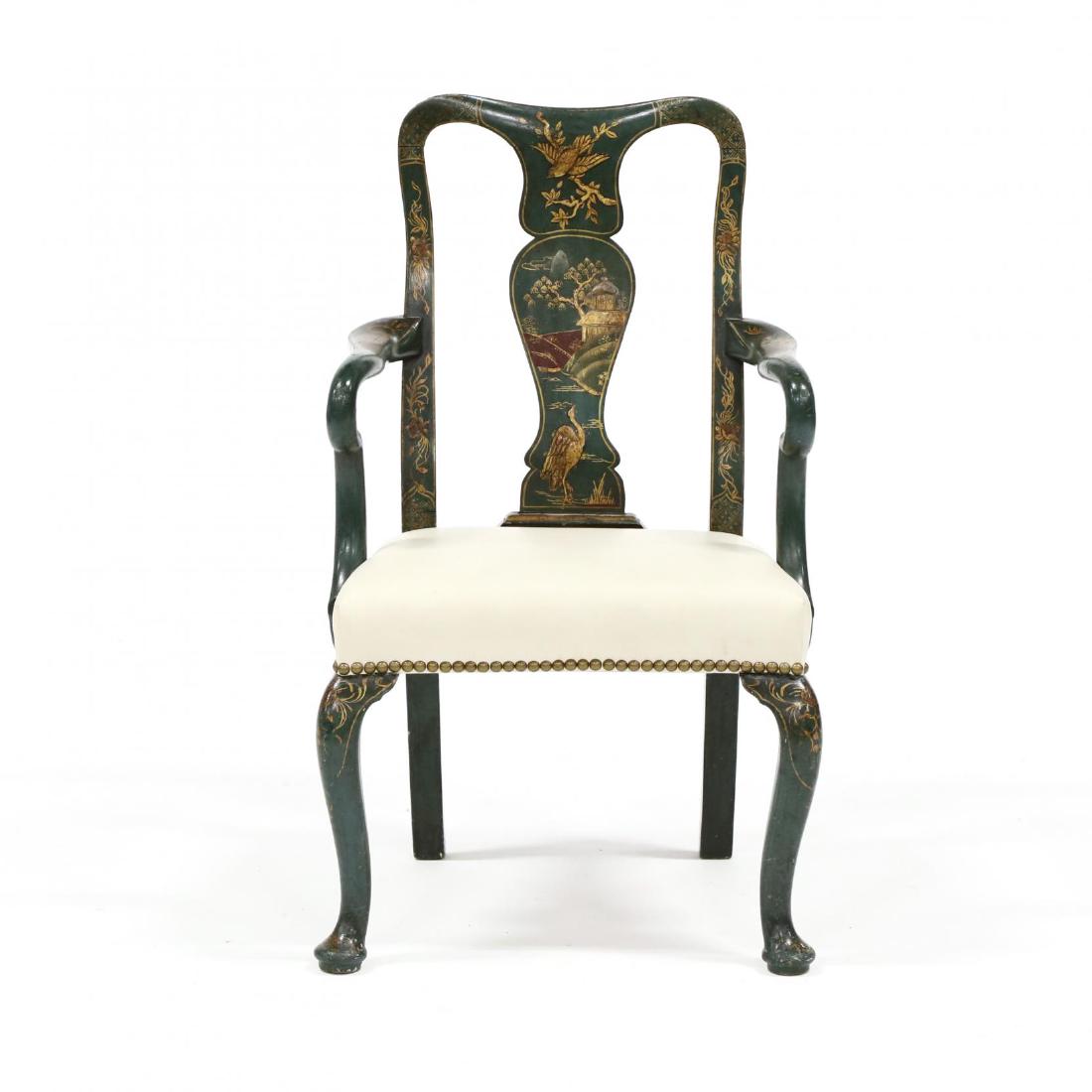 Antique Child's Chinoiserie Arm Chair (1 of 3)