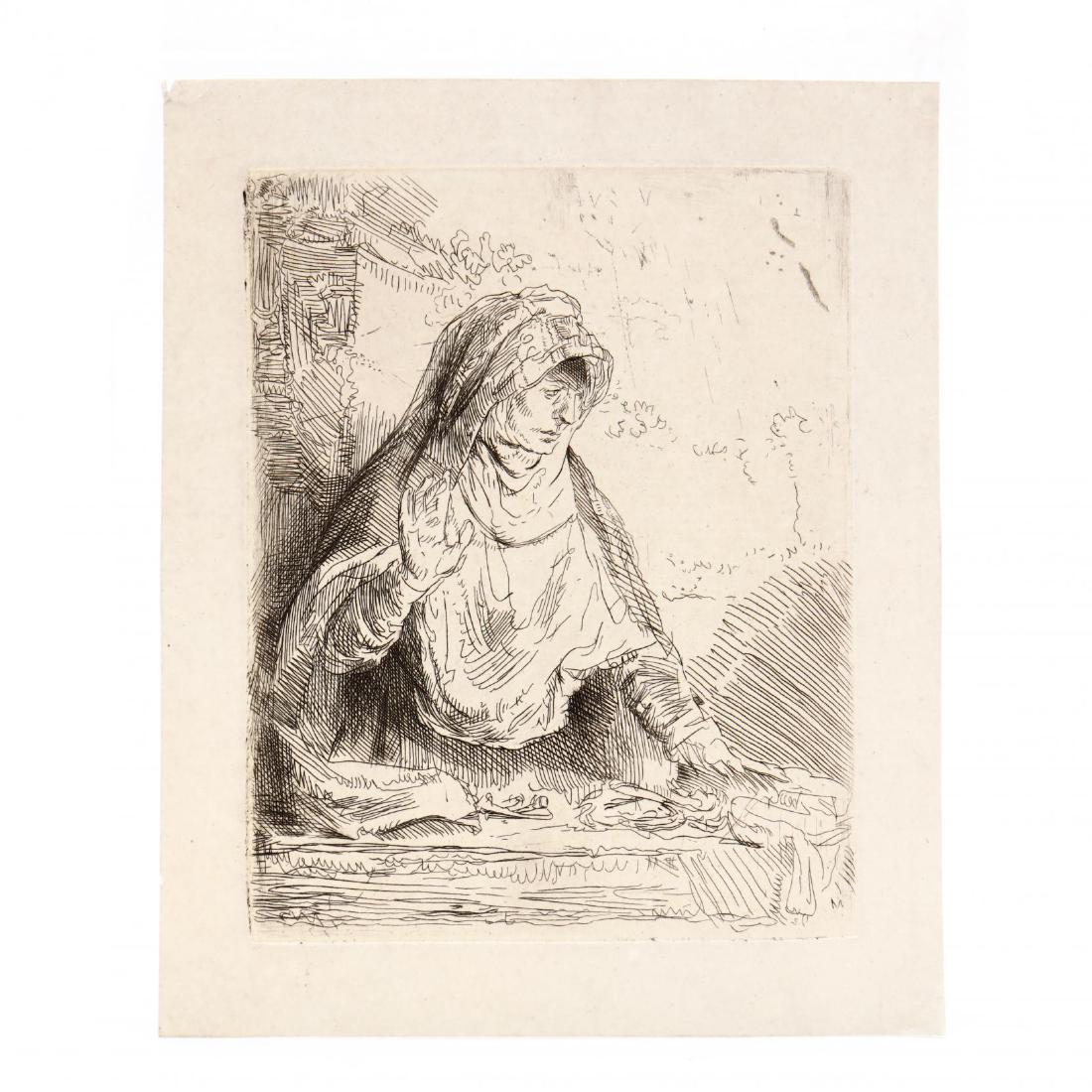 after Rembrandt van Rijn (Dutch, 1606-1669),  The (1 of 3)