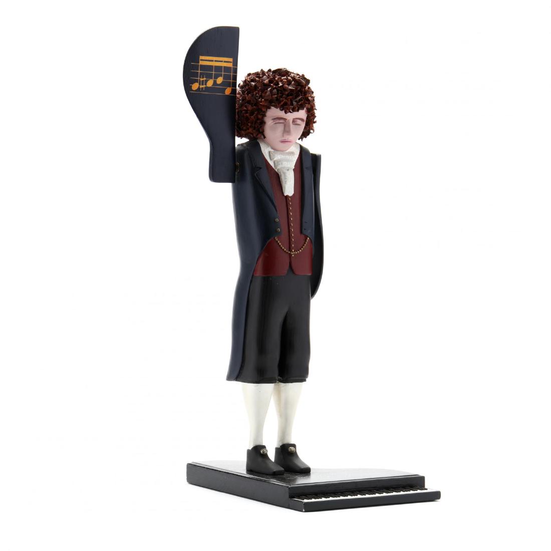 Folk Art Whirligig of Beethoven, Nicolas Arena (1 of 6)