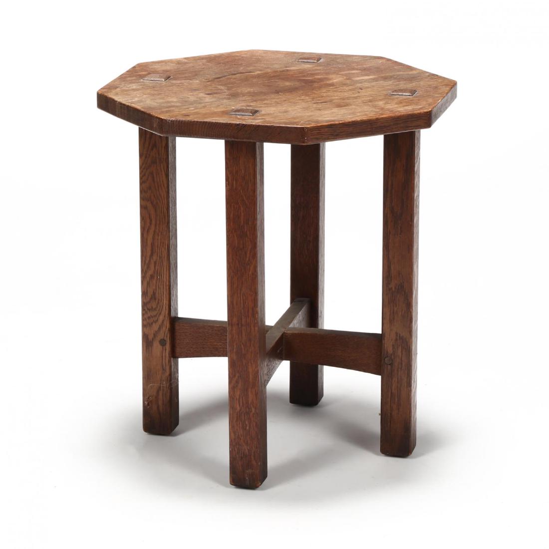 L. J. G. Stickley, Misson Oak Low Table (1 of 3)