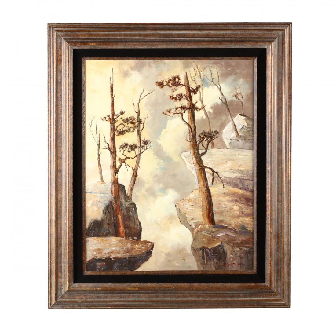 California Landscape Painting  Cliff Dwellers (1 of 3)