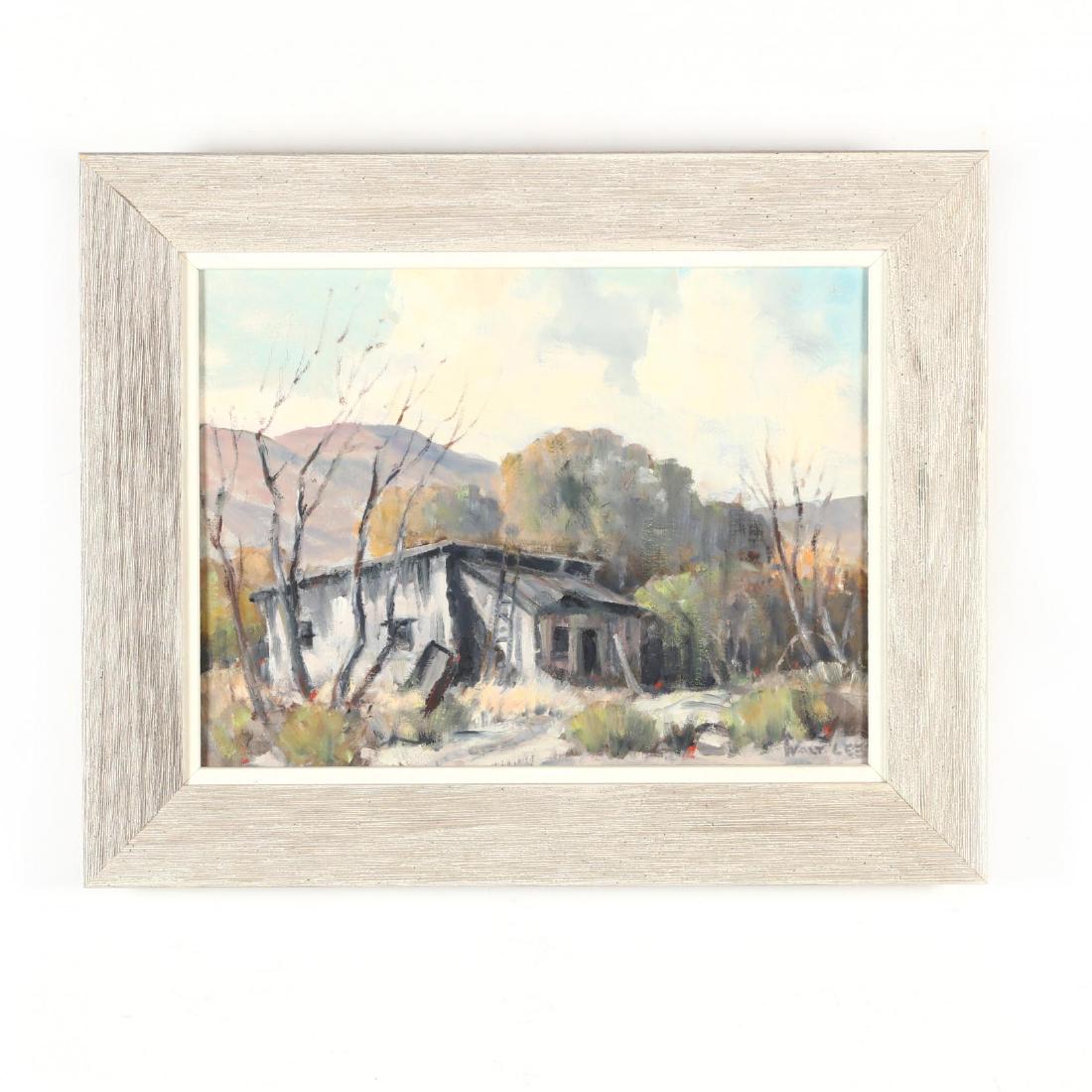 Walt Lee (California, 1888-1980),  Stage Station (1 of 3)