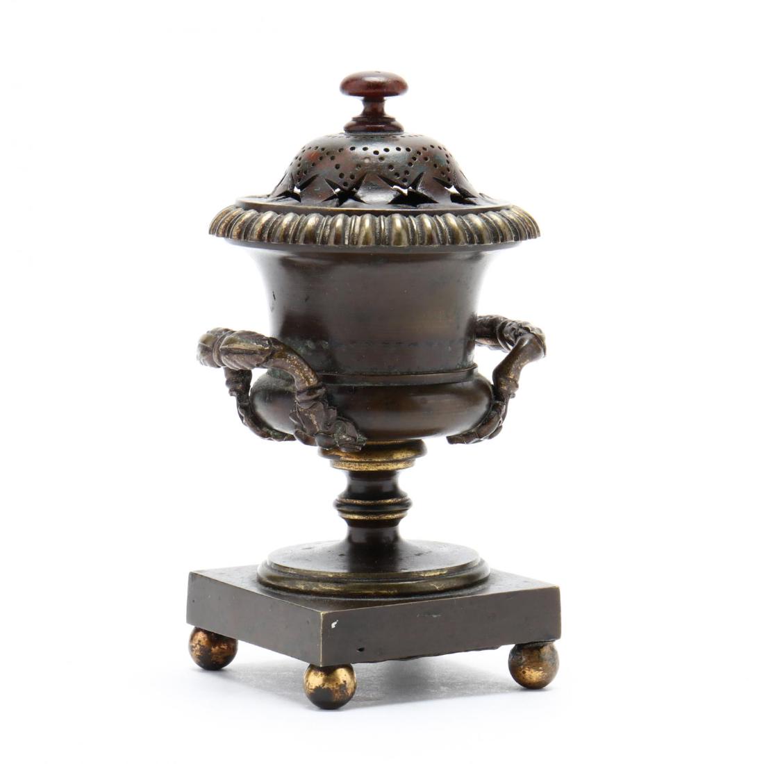 Antique Bronze Lidded Censer (1 of 3)