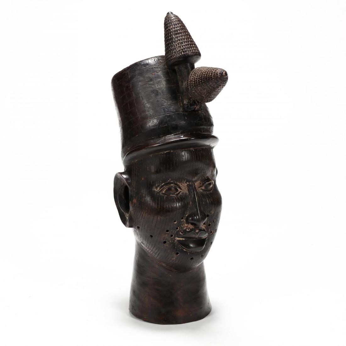 Large Benin Bronze Head (1 of 3)