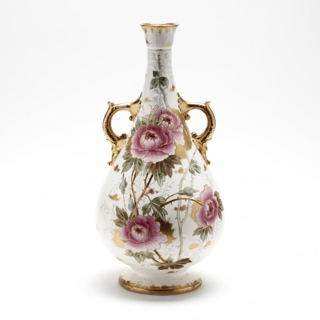 Royal Bonn, Tall Floral Vase (1 of 4)