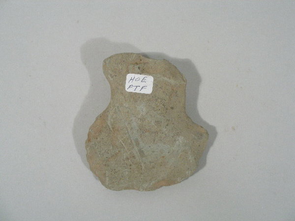 Green Hardstone Chipped Hoe,