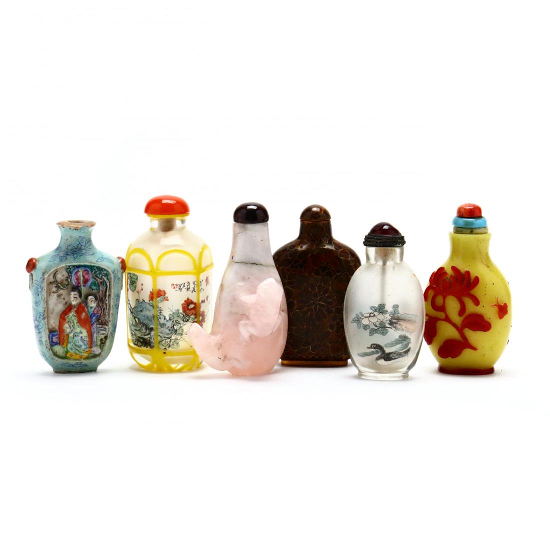 Six Chinese Snuff Bottles (1 of 5)