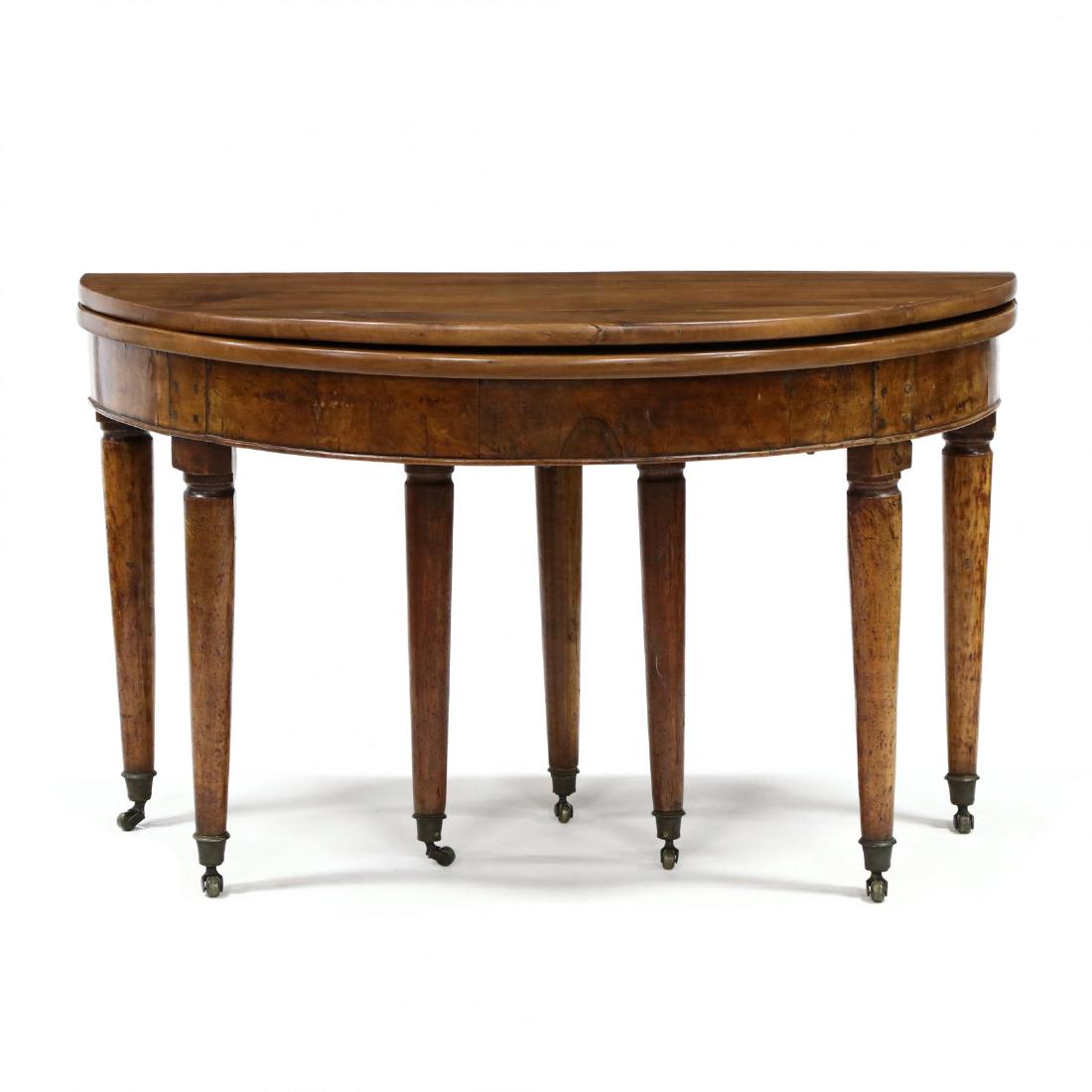 English Regency Walnut Expansion Dining Table (1 of 7)