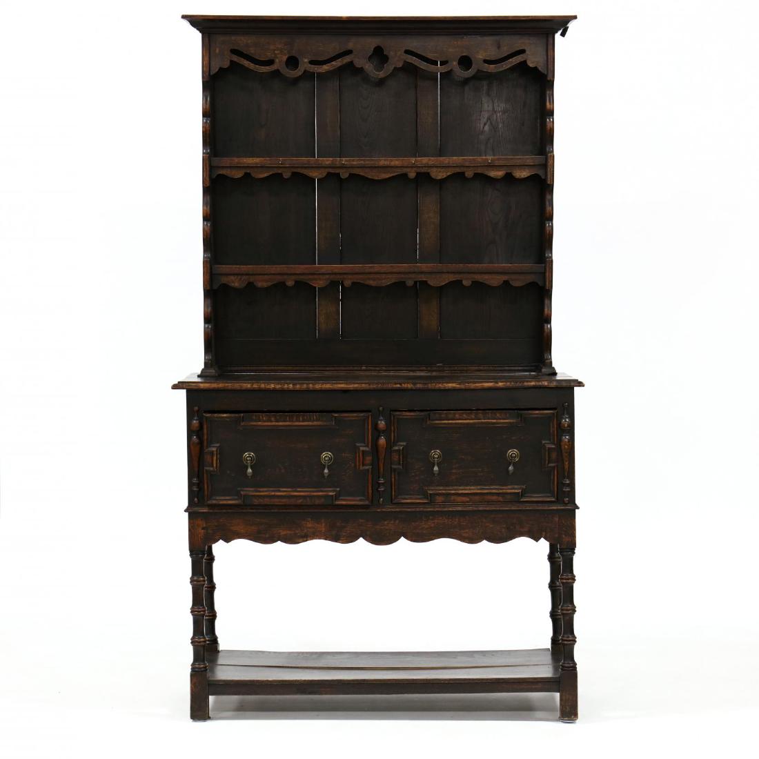 William and Mary Style Stepback Cupboard (1 of 3)