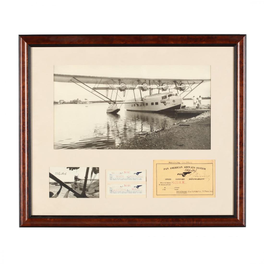 Two Charles Lindbergh Signed Items Pertaining to the (1 of 3)