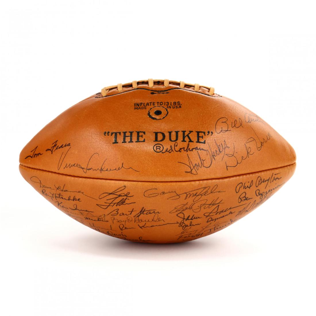 Rare 1961 Green Bay Packers Team Signed World (1 of 6)