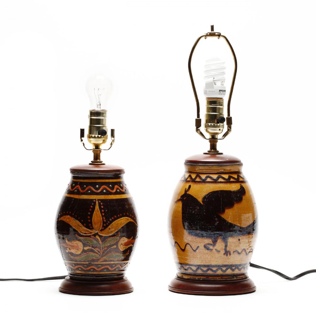 Two Greg Shooner Pottery Lamps (1 of 6)
