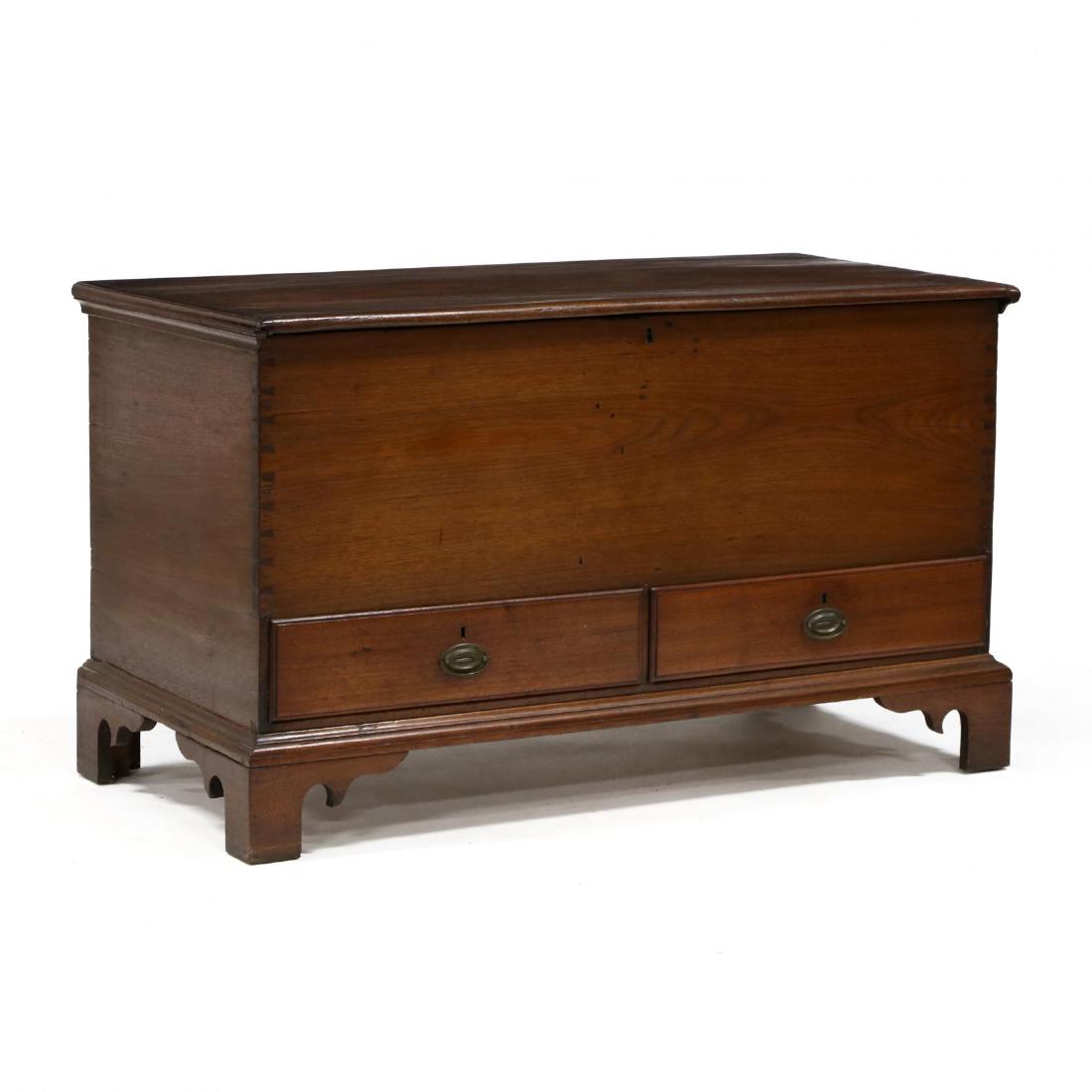 Southern Chippendale Walnut Blanket Chest (1 of 6)