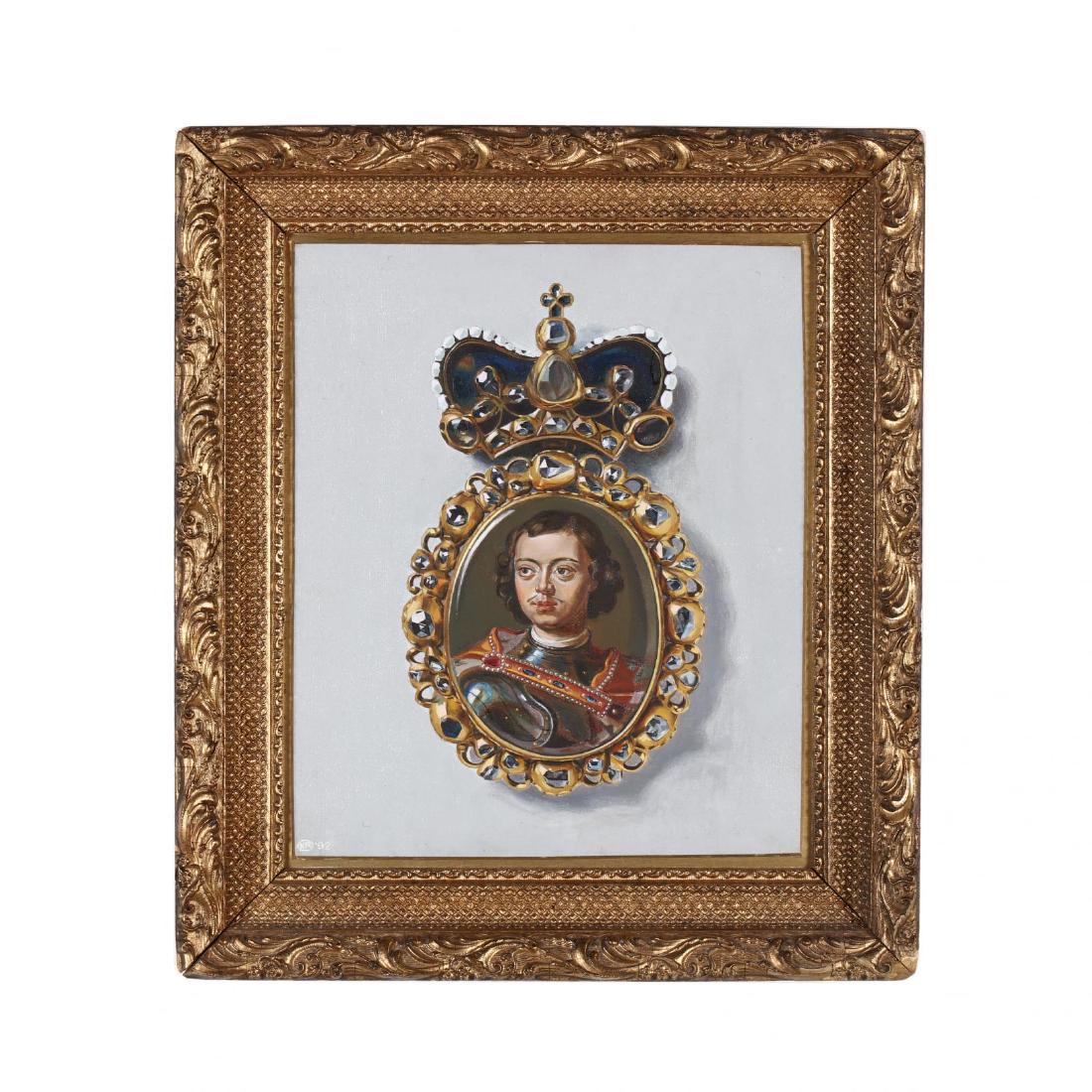 A Contemporary Painting of Peter the Great (1 of 3)
