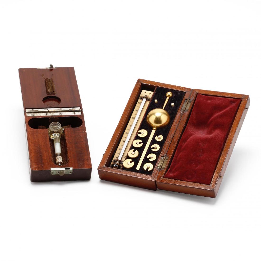 Two Vintage Scientific Instruments in Cases (1 of 9)