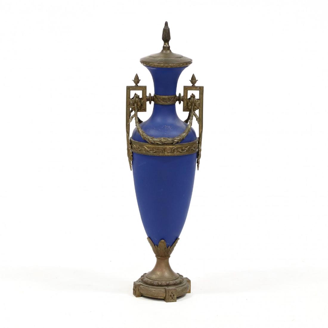 Neoclassical Style Painted Urn (1 of 2)