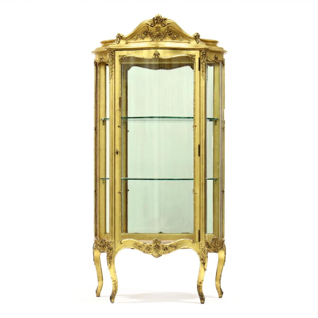 Louis XV Style Gilt Vitrine (1 of 3)