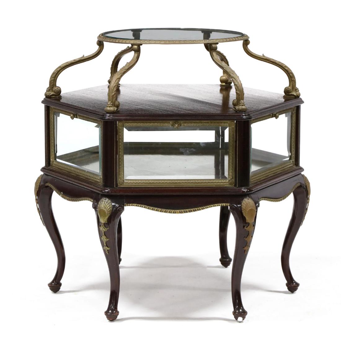 Continental Hexagonal Vitrine Low Table (1 of 5)