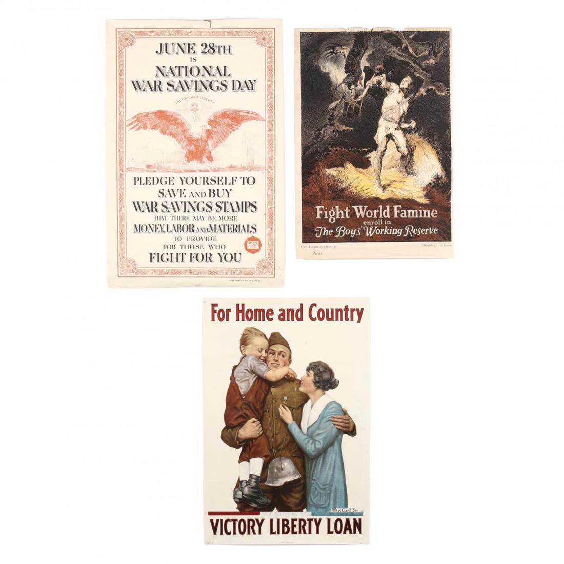 Three Vintage WWI Propaganda Posters (1 of 4)