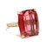 18KT Gold, Pink Tourmaline, and Diamond Ring