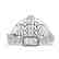 Antique Platinum and Diamond Brooch, Janesich - 3