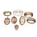 Collection of Eight Antique Mourning Jewelry Items - 2