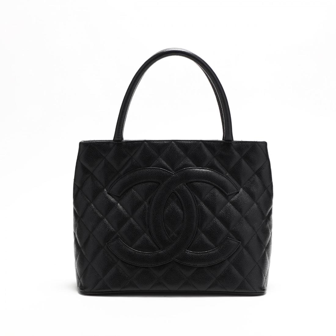 Quilted Caviar Leather Medallion Tote, Chanel (1 of 9)