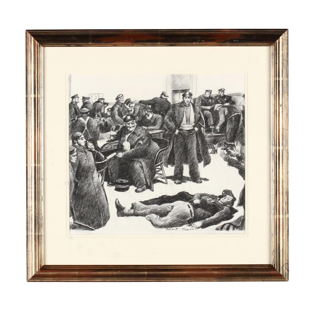 Robert Riggs (PA, 1896-1970), Illustration for Fortune (1 of 3)