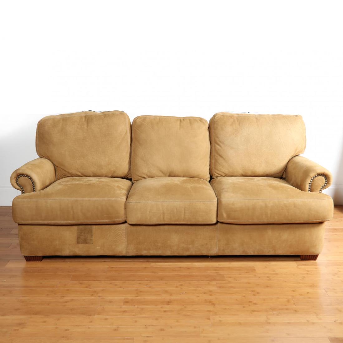 Leather Upholstered Sofa by  American Leather (1 of 4)