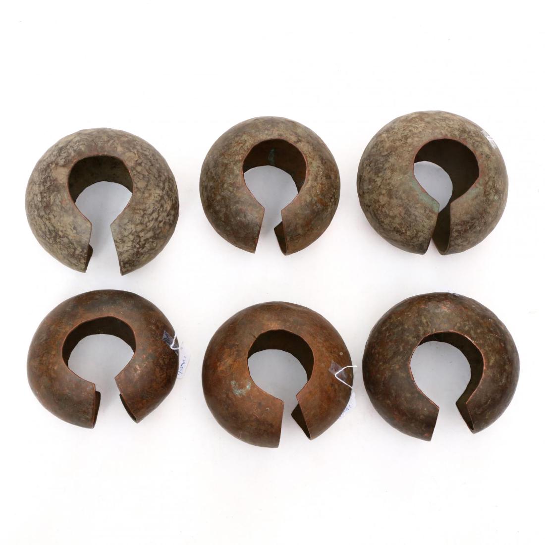 Group of Six M'bole D.R. Congo "Anklet" Currency Forms (1 of 3)