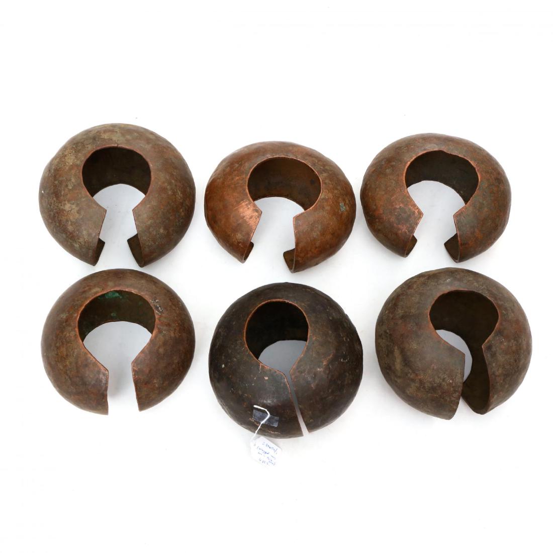 Group of Six M'bole D.R. Congo "Anklet" Currency Forms (1 of 2)