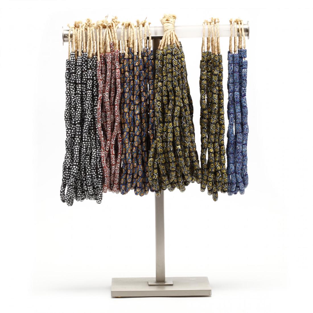 Large Group of African Glass Trade Beads (1 of 6)