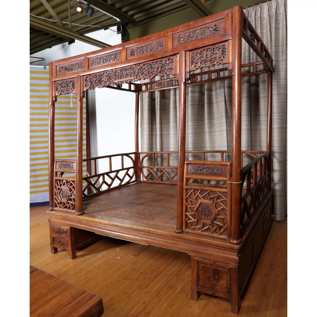 Antique online chinese bed