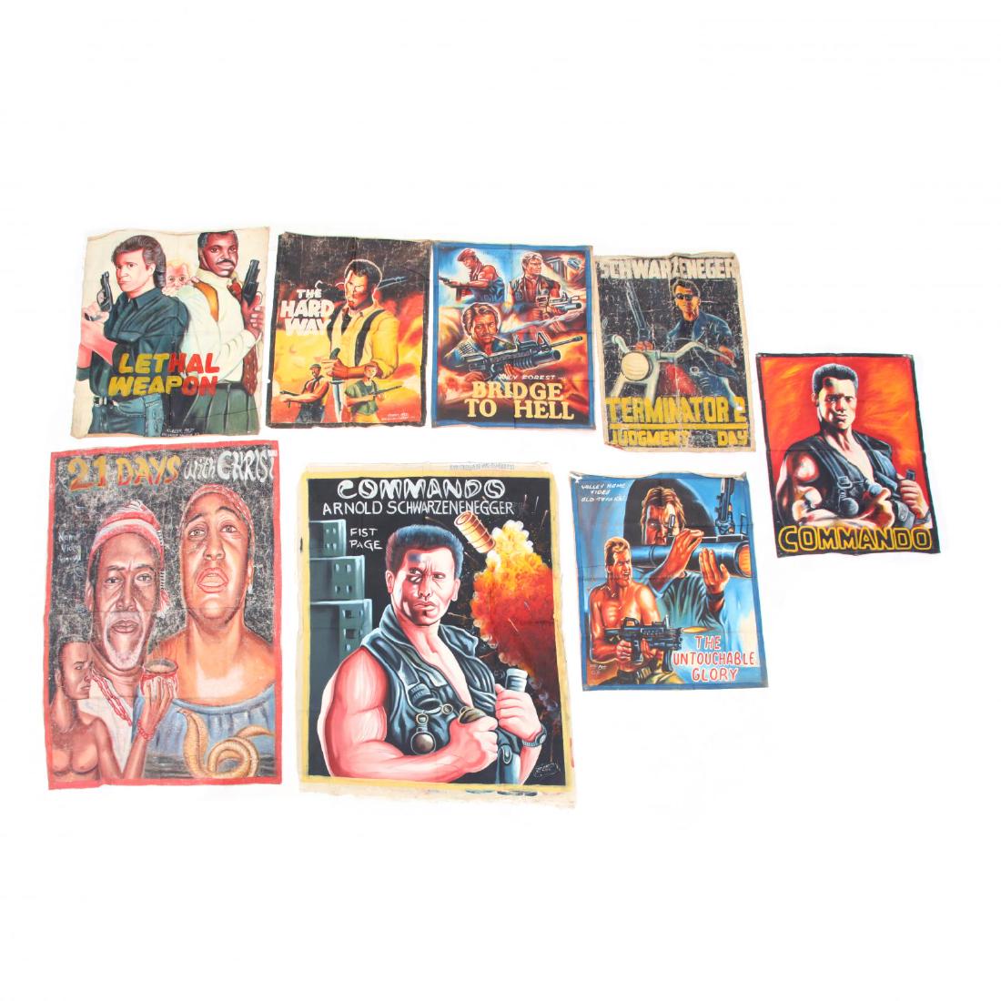 Eight Vintage Ghana Movie Posters (1 of 4)