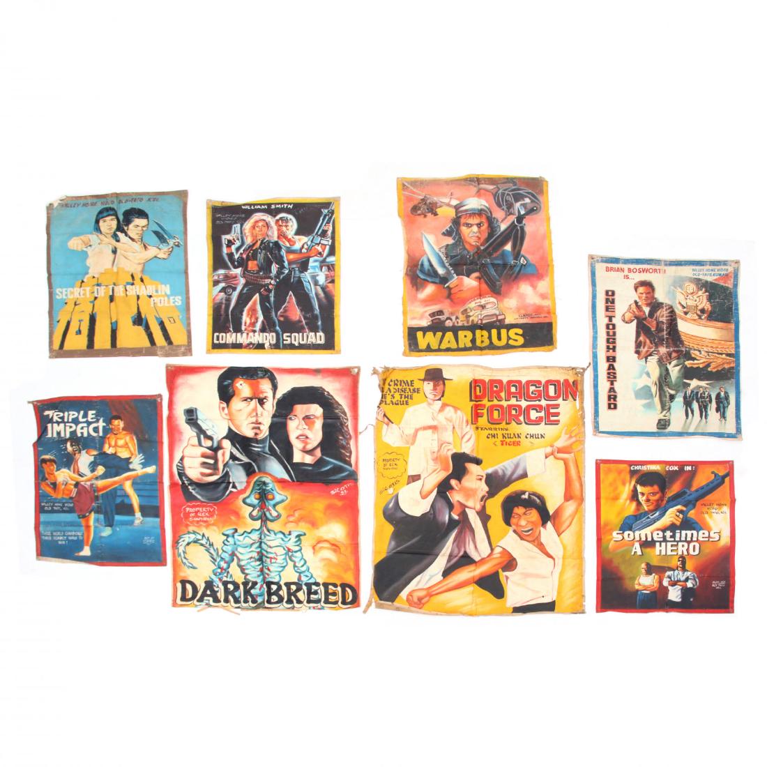 Eight Vintage Ghana Movie Posters (1 of 4)