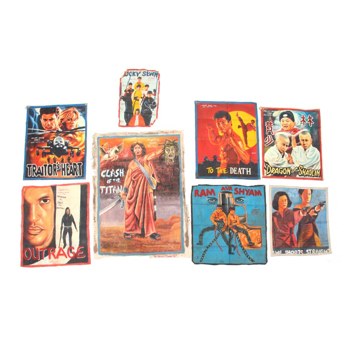 Eight Vintage Ghana Movie Posters (1 of 3)