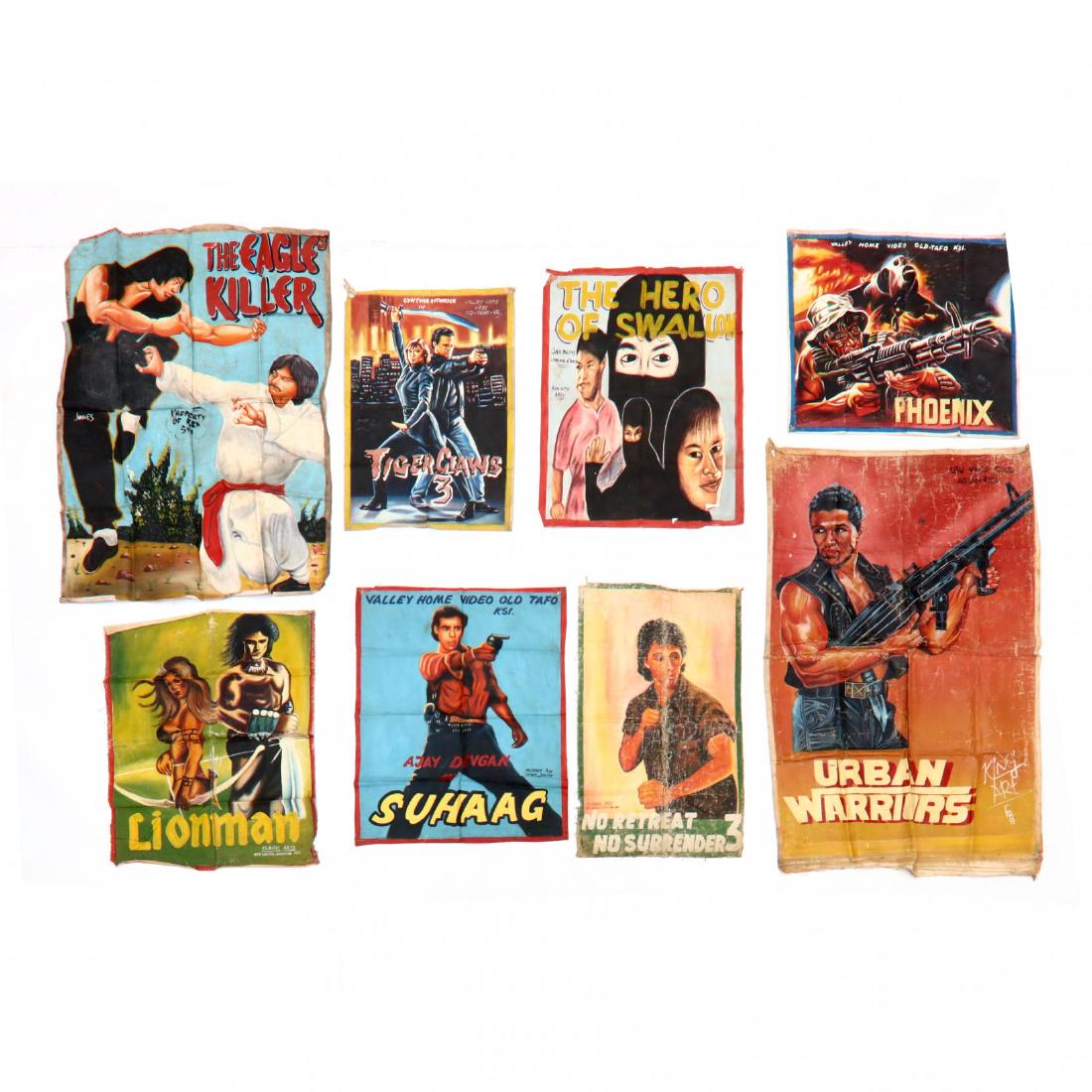 Eight Vintage Ghana Movie Posters (1 of 4)