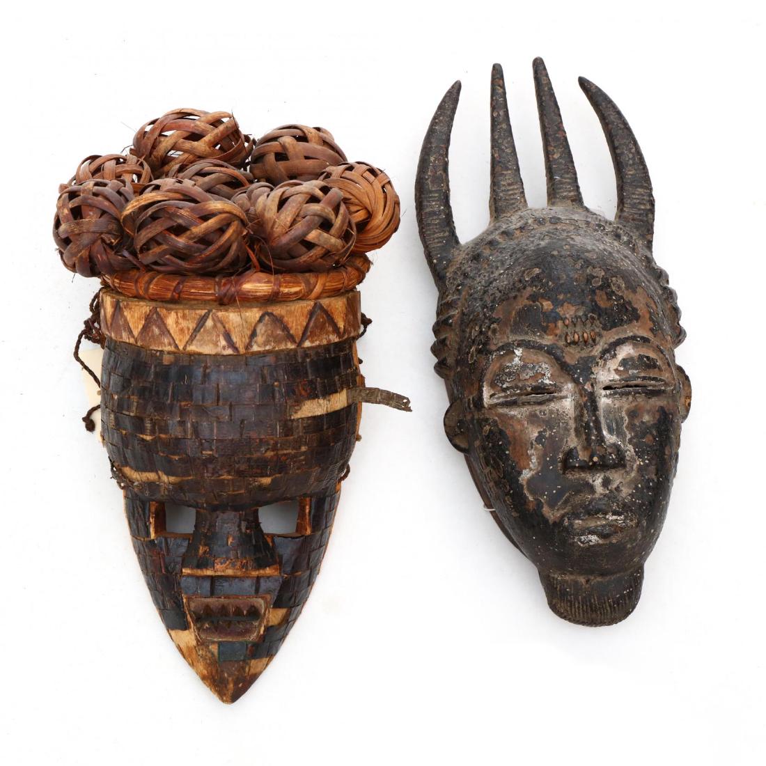 Two African Face Masks (1 of 4)