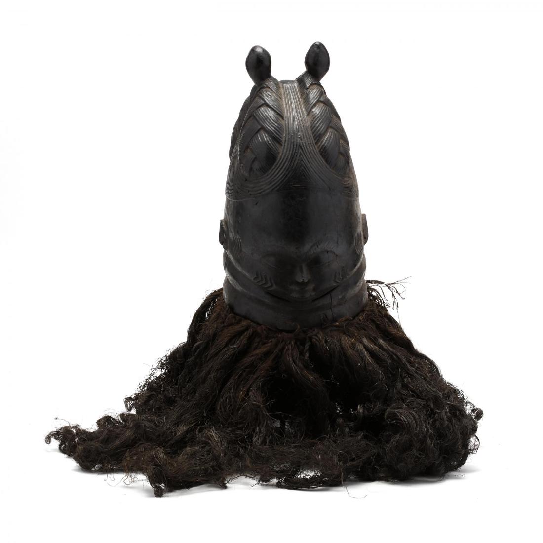 Mende Sierra Leone Helmet Mask on Stand (1 of 3)