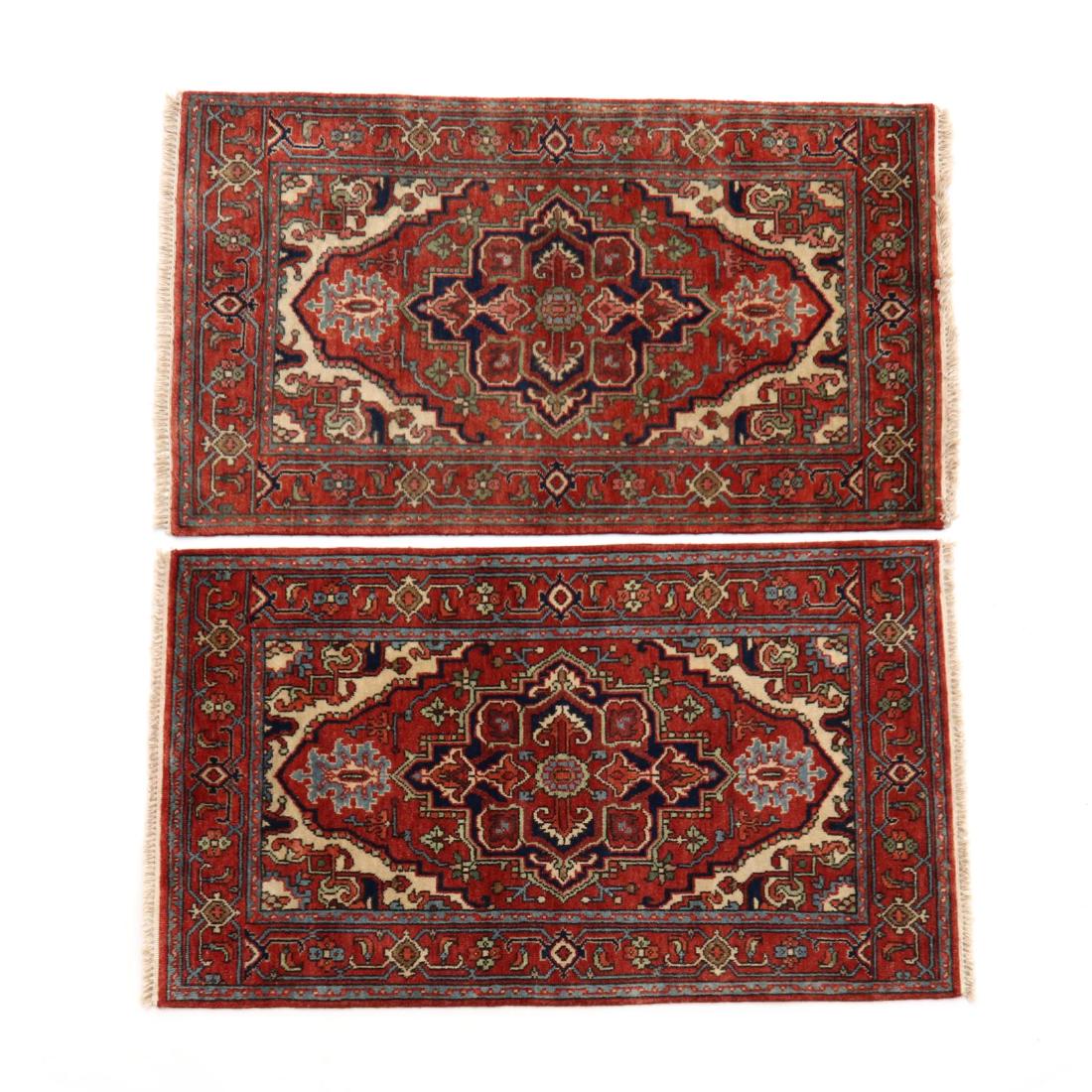 Two Similar Indo Heriz Area Rugs (1 of 4)
