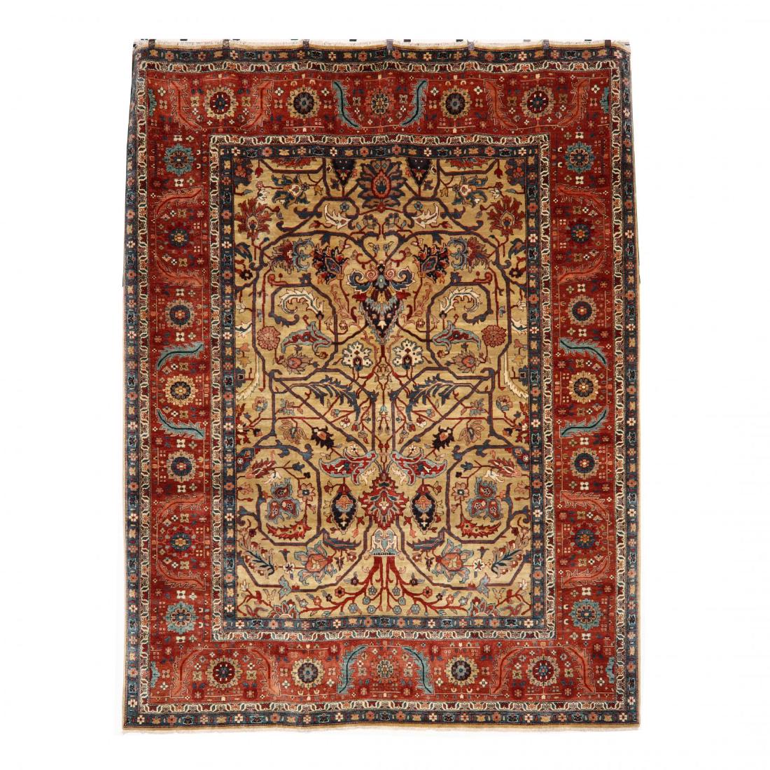 Indo Persian Room Size Carpet (9 ft. 4 in. x 11 ft. 11 (1 of 3)