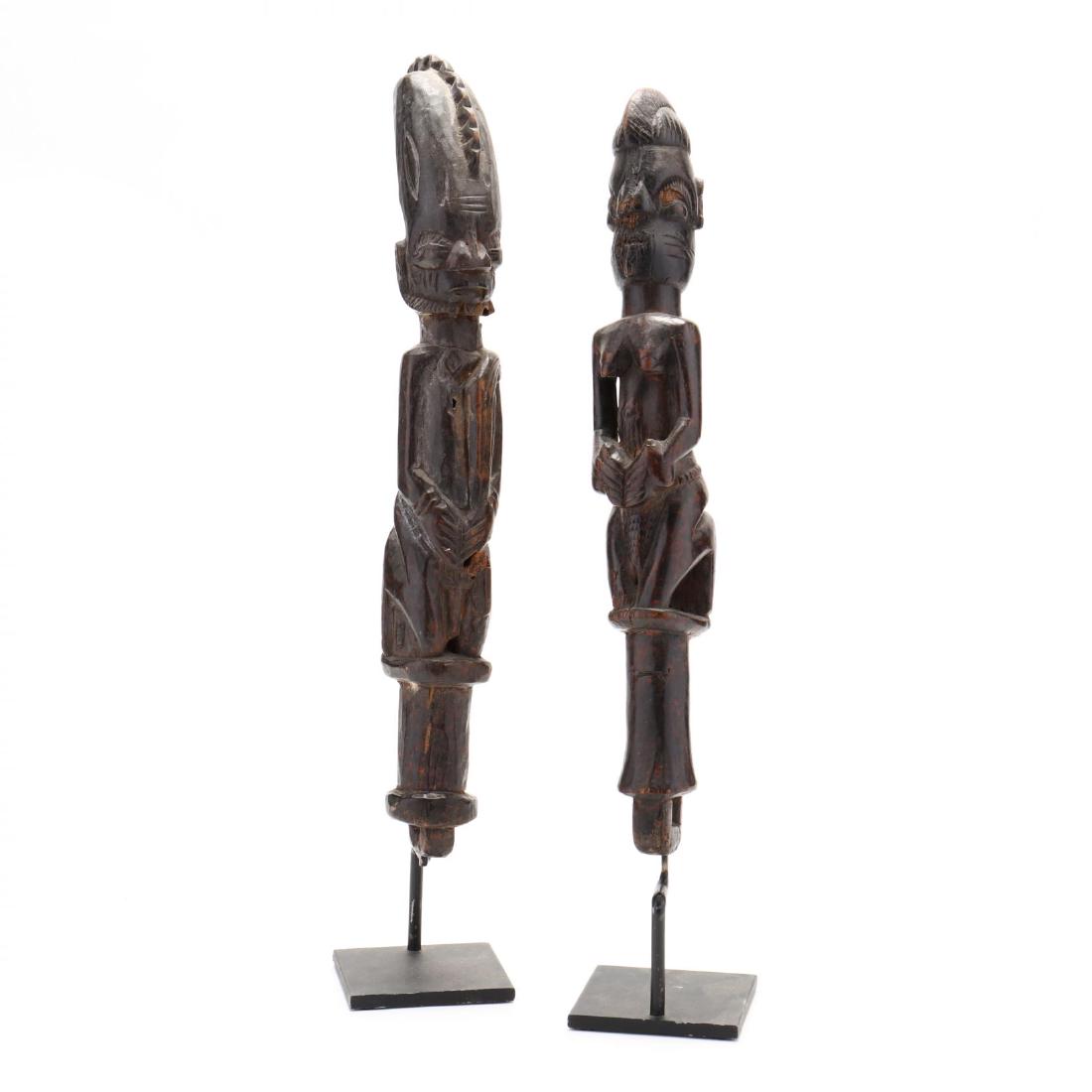 Two Dogon Carved Figures on Stands (1 of 5)