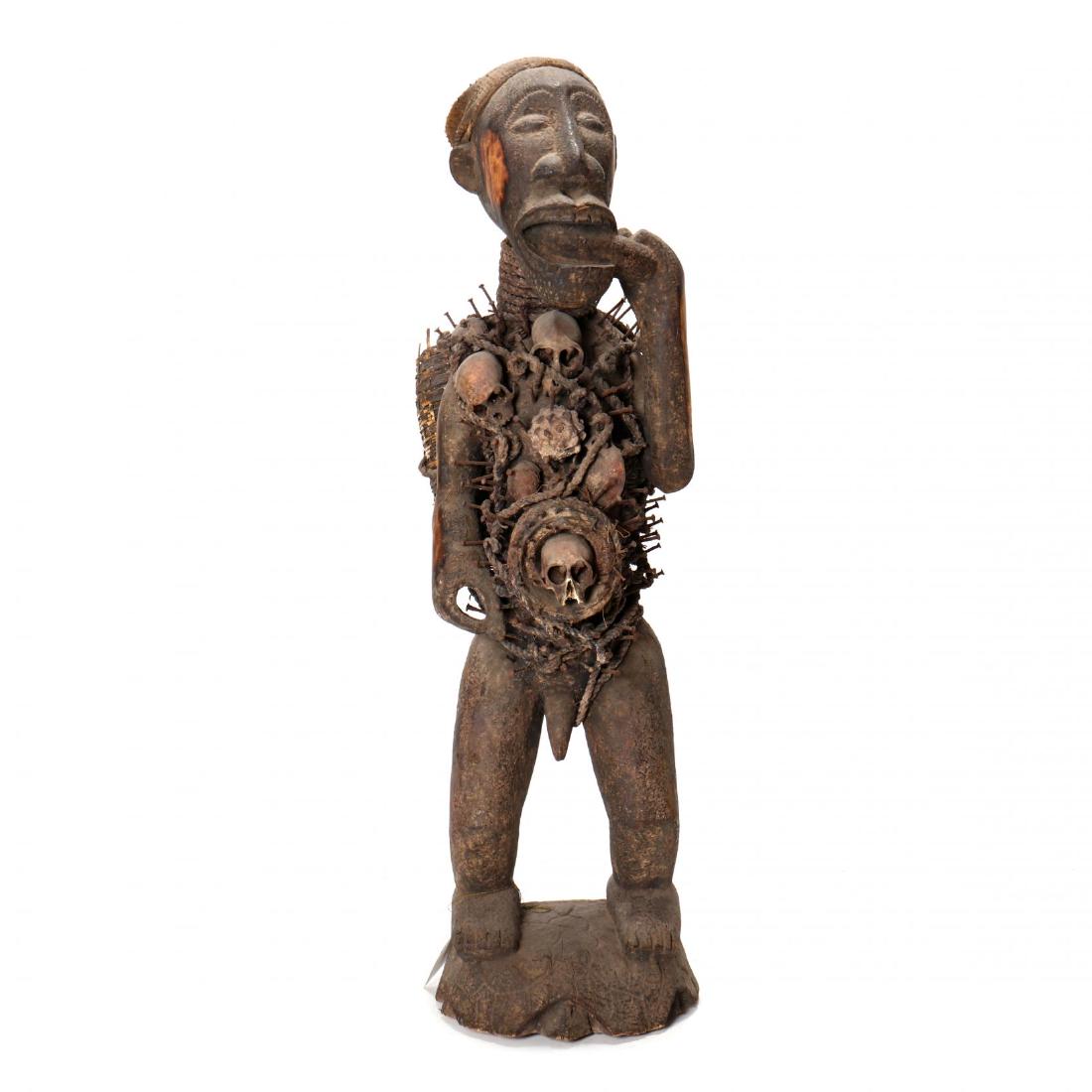 Nkisi Nkondi Power Figure Nail Fetish, Songye Tribe (1 of 8)