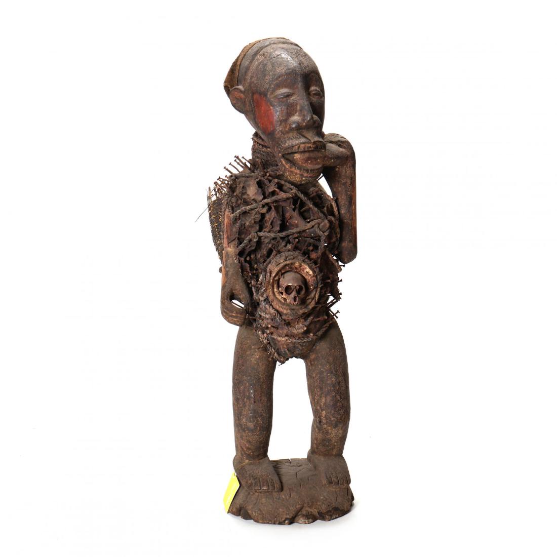 Nkisi Nkondi Power Figure Nail Fetish, Songye Tribe (1 of 7)