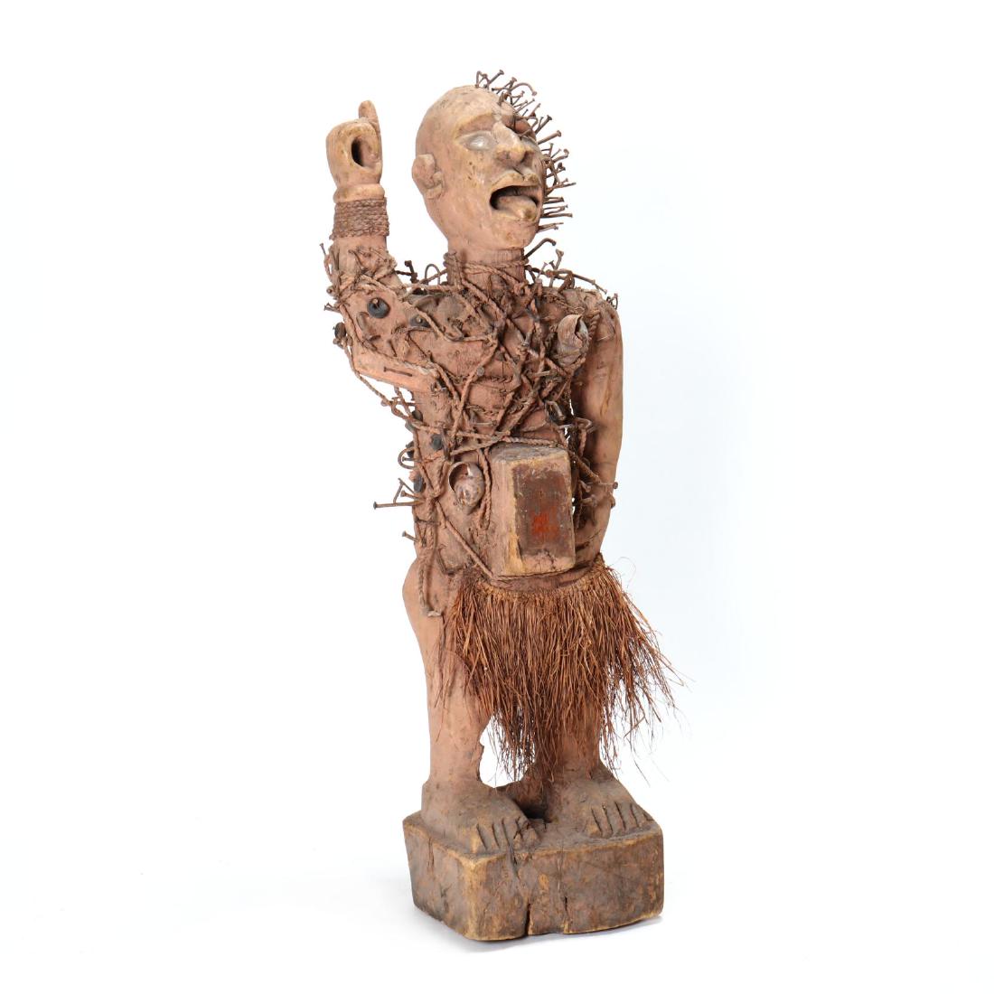 Large Power Figure Nkisi Nkondi Nail Fetish (1 of 6)