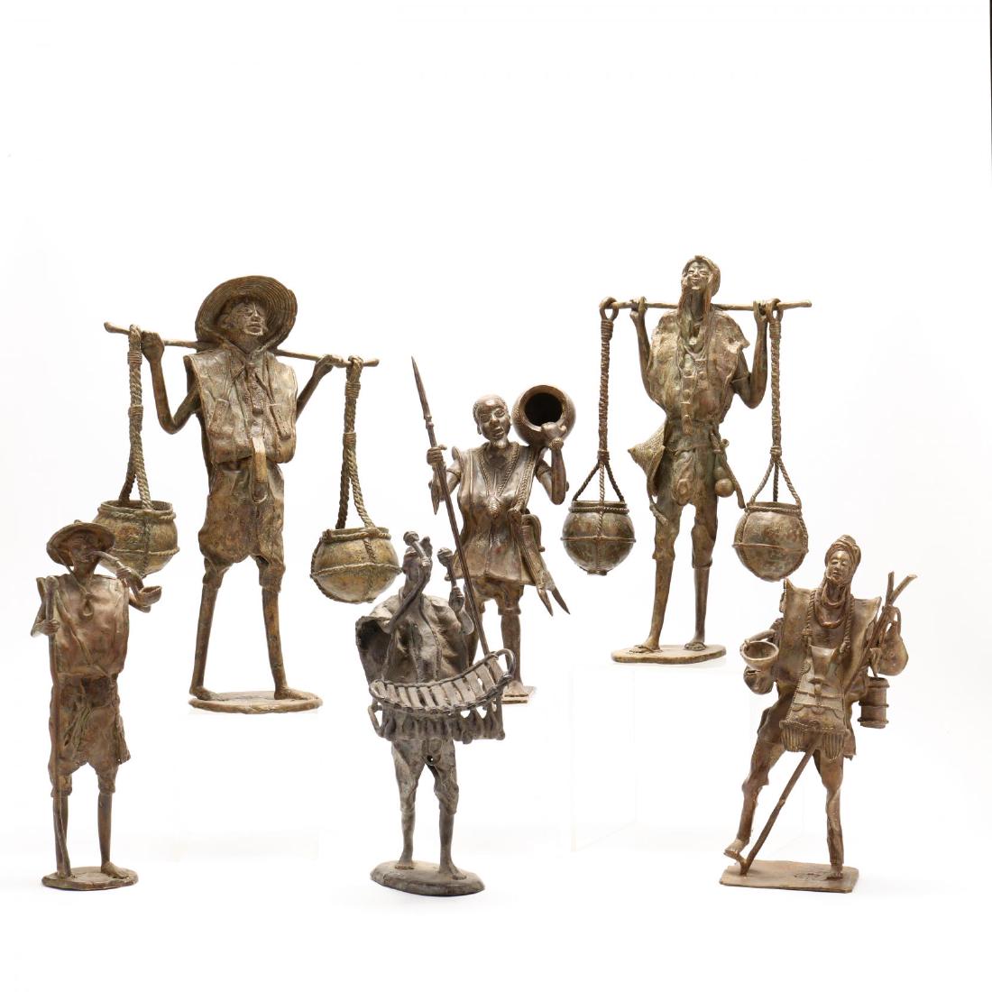 Six Ashanti Ancestor Figures (1 of 5)